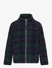 Les Deux - Ren Zipper Sweatshirt Kids - fleece-jakke - pine green/dark navy - 0
