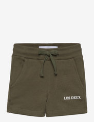 Les Deux - Lens Sweatshorts Kids - sweat shorts - olive night/ivory - 0