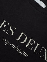 Les Deux - Amalfi T-Shirt - laveste priser - black/ivory - 2
