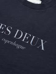 Les Deux - Amalfi T-Shirt - kortärmade t-shirts - dark navy/dust blue - 2