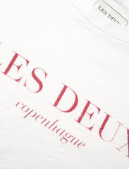 Les Deux - Amalfi T-Shirt - laveste priser - white/baked apple red - 2