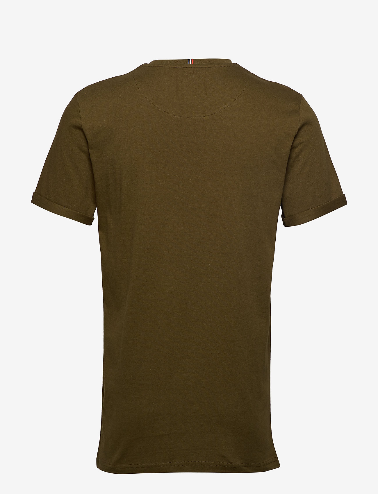 Les Deux - Encore T-Shirt - dark olive green/burnt orange - 1