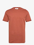 Nørregaard T-Shirt - SEQUOIA/ORANGE