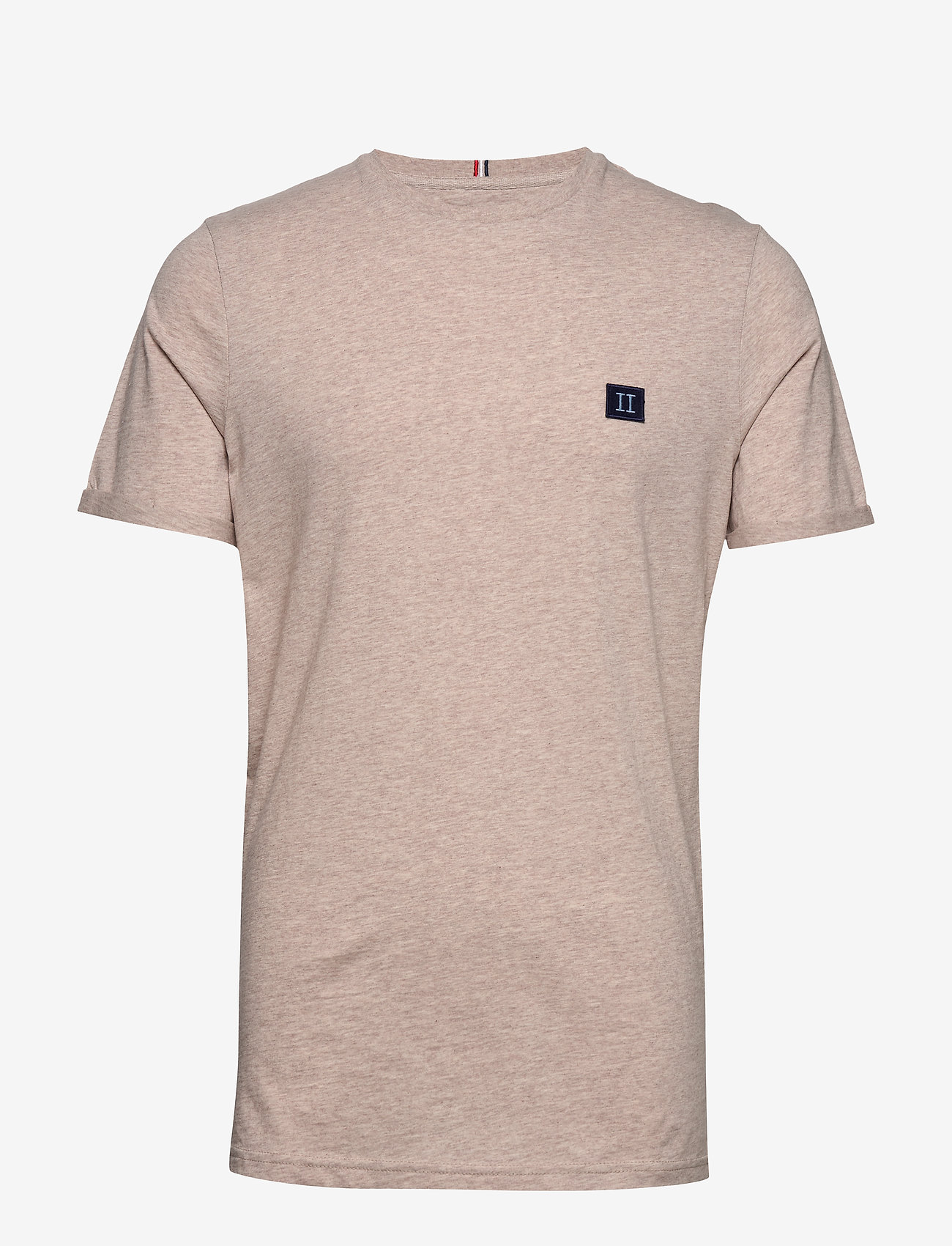 Les Deux - Piece T-Shirt - light brown melange/navy-lt. blue - 0