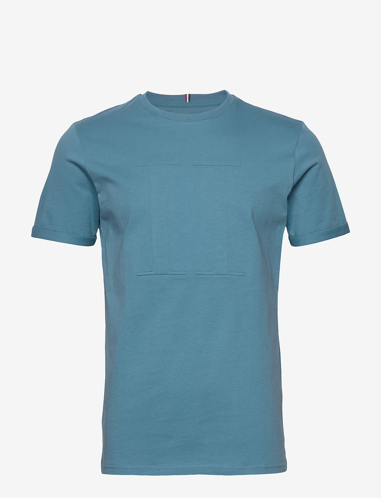 Les Deux - Embossed Encore T-Shirt - provincial blue - 0