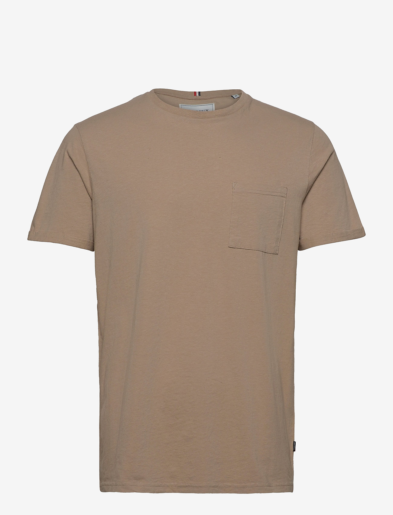 Les Deux - Brenon Linen T-shirt - dark sand - 0