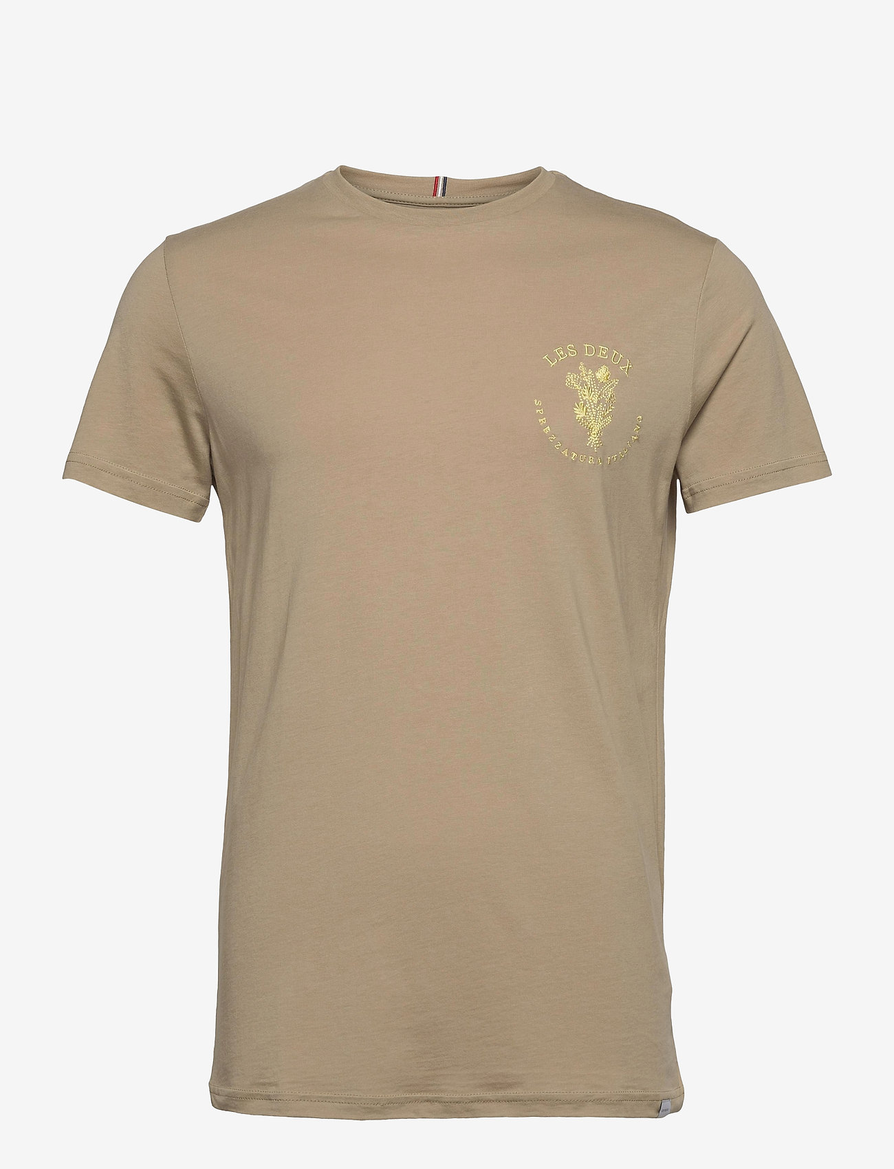 Les Deux - Sprezzatura T-Shirt - dark sand/lemon sorbet - 0