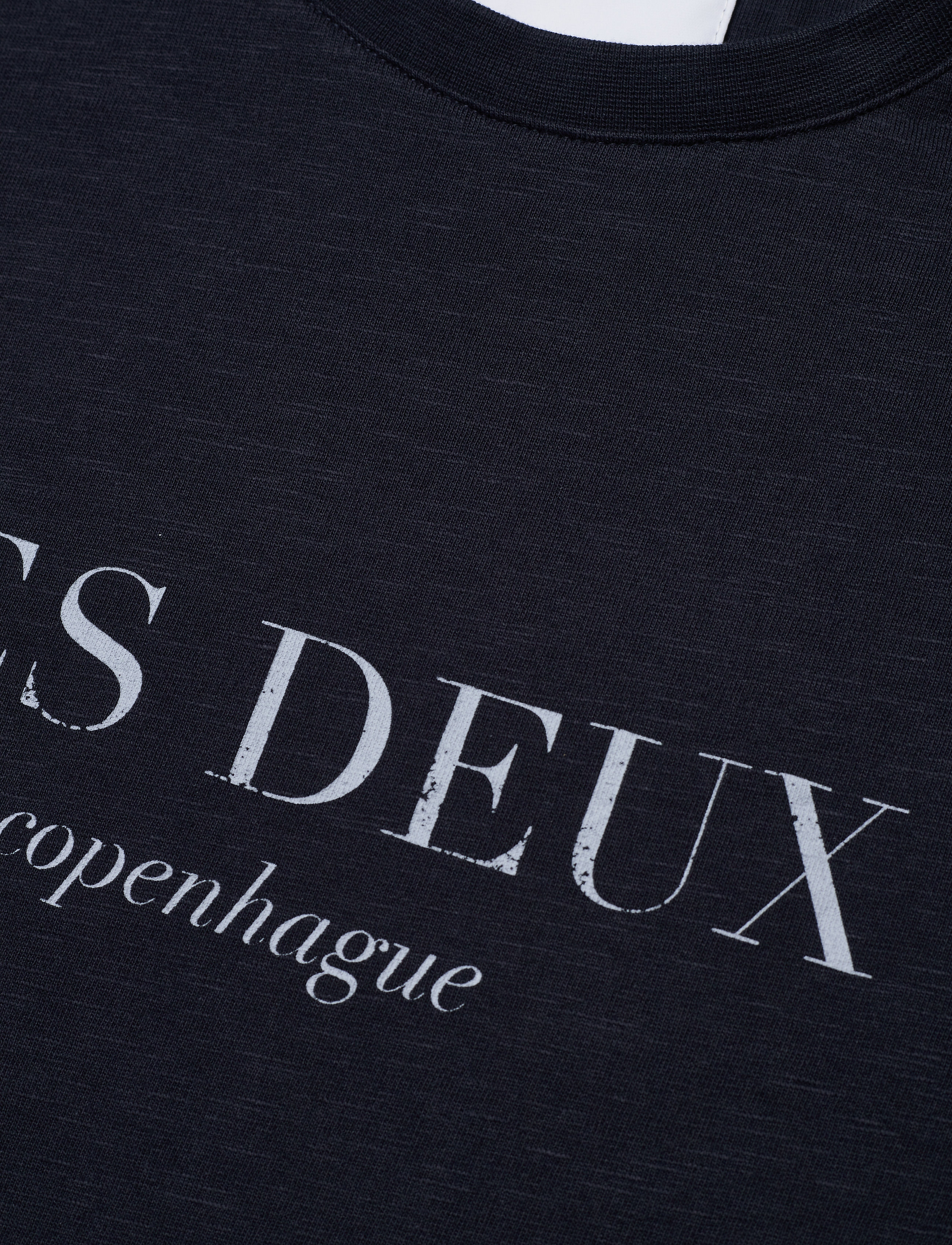 Les Deux - Amalfi T-Shirt - dark navy/dust blue - 2