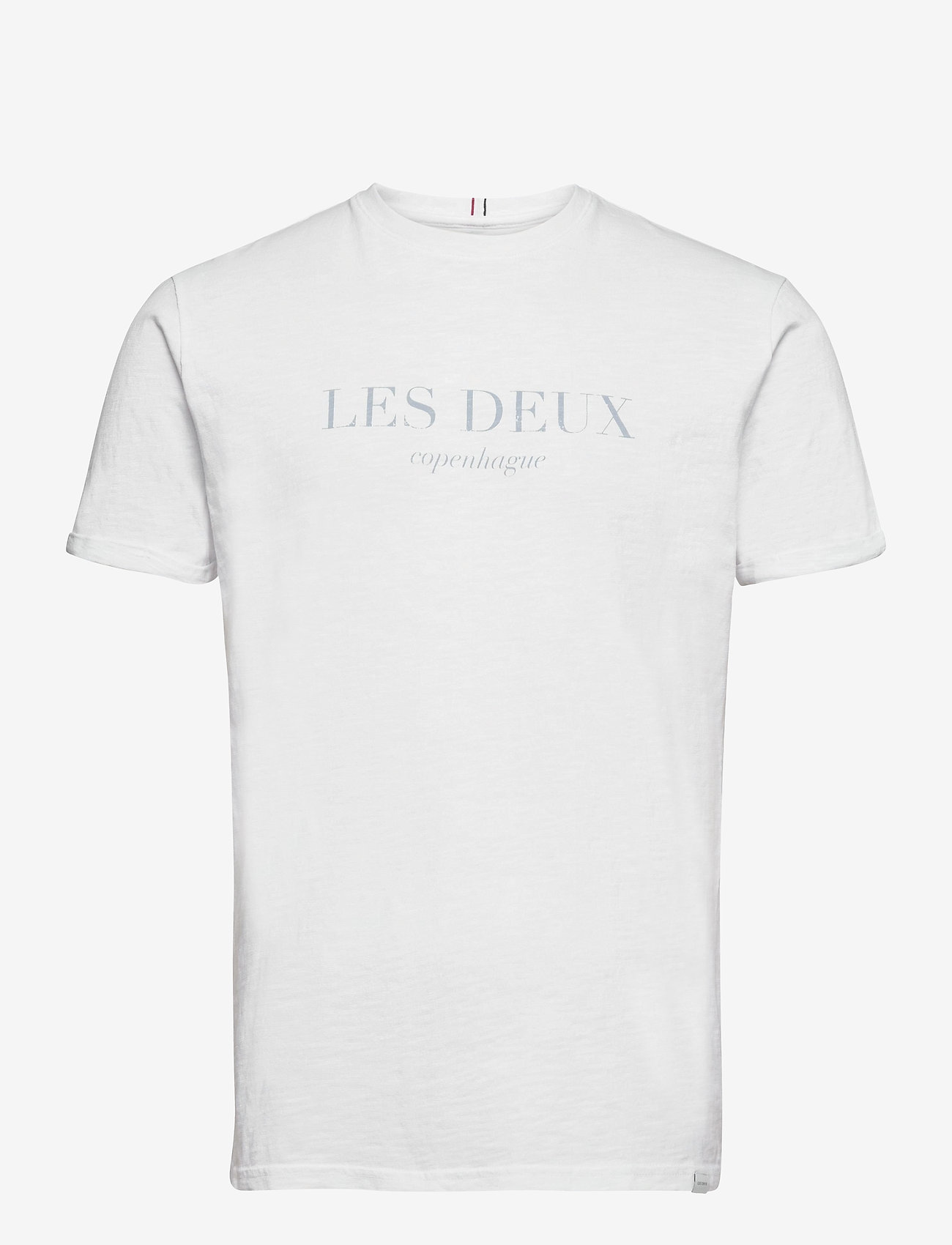 Les Deux - Amalfi T-Shirt - white/dust blue - 0