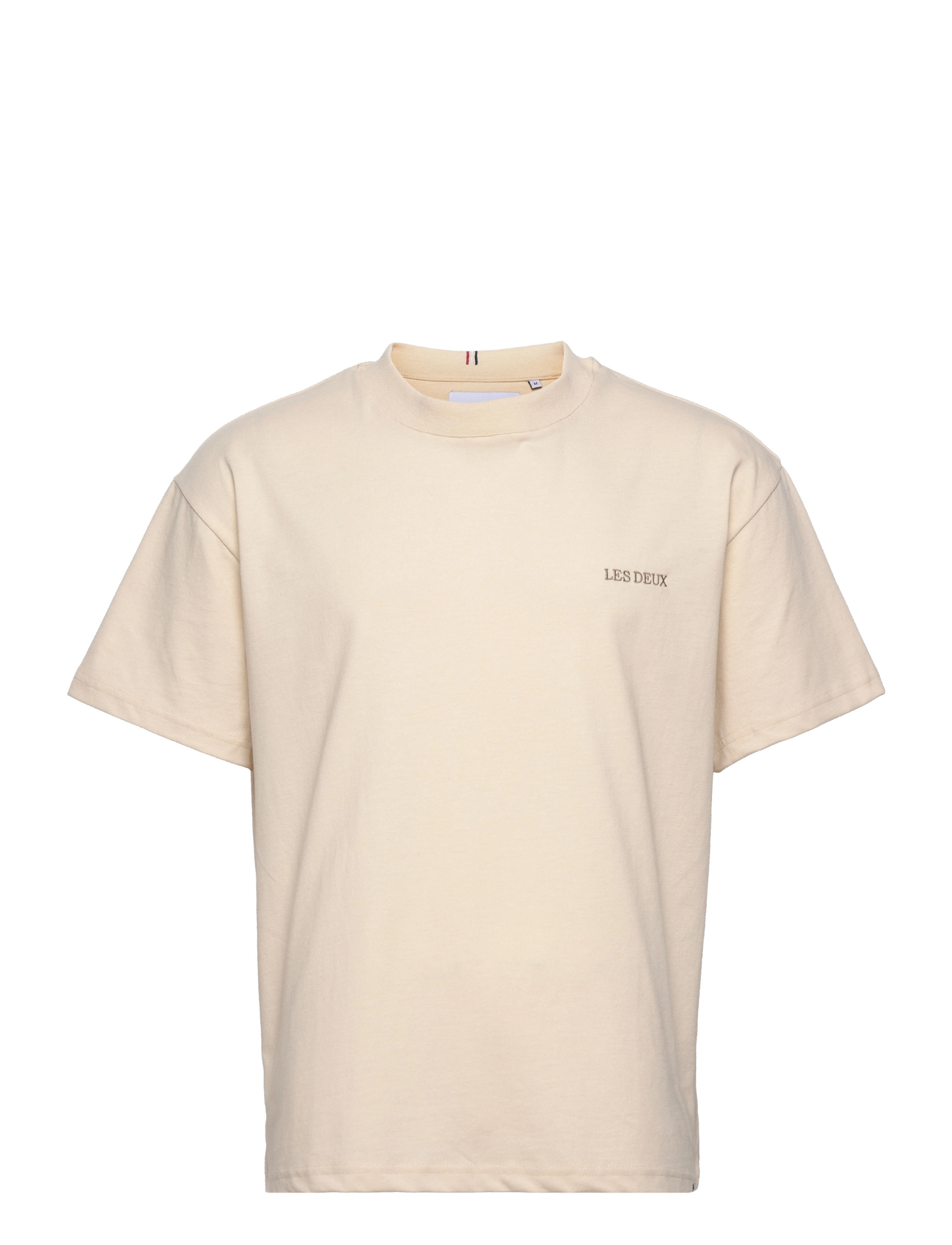 Les Deux - Diego T-Shirt - ivory/caribou brown - 0