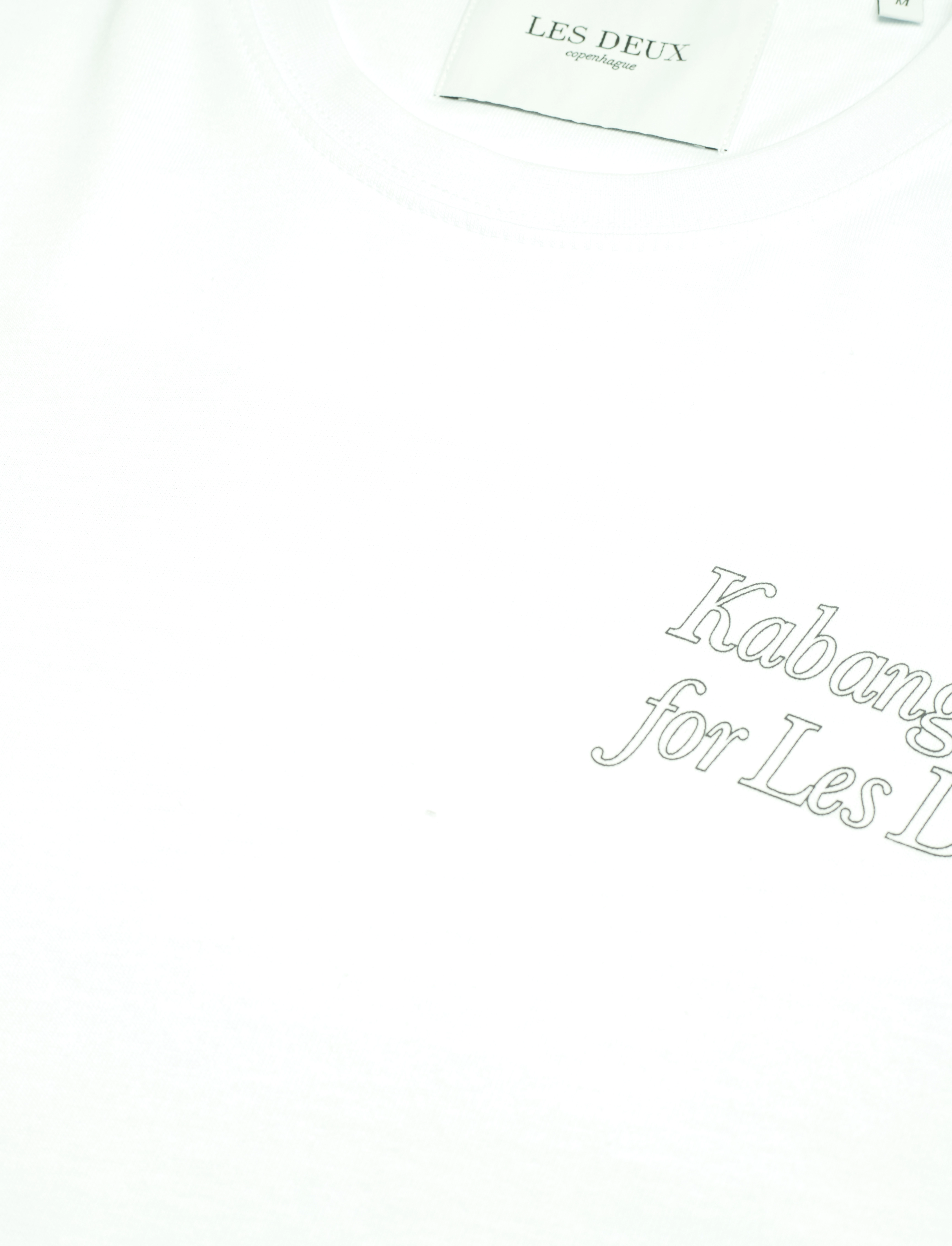Les Deux - Kabangu T-Shirt - white/raven - 2