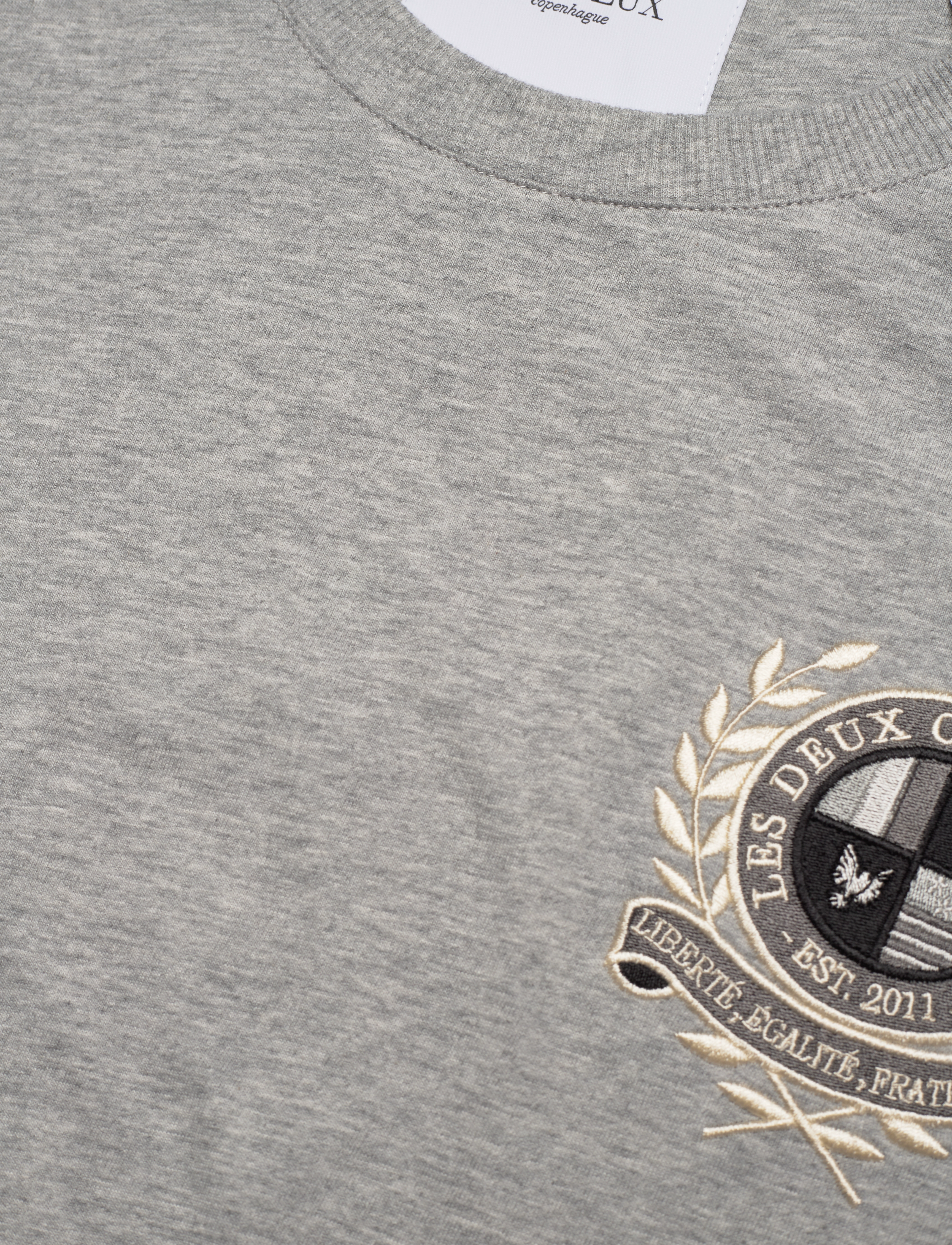 Les Deux - Égalité T-Shirt 2.0 - light grey melange - 2