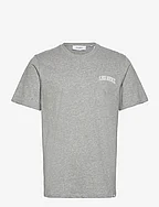 Blake T-Shirt - GREY MéLANGE/WHITE