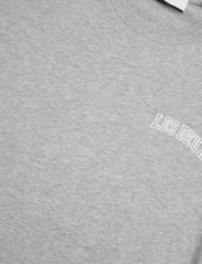 Les Deux - Blake T-Shirt - basic t-shirts - grey mélange/white - 3