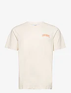Blake T-Shirt - IVORY/DUSTY ORANGE