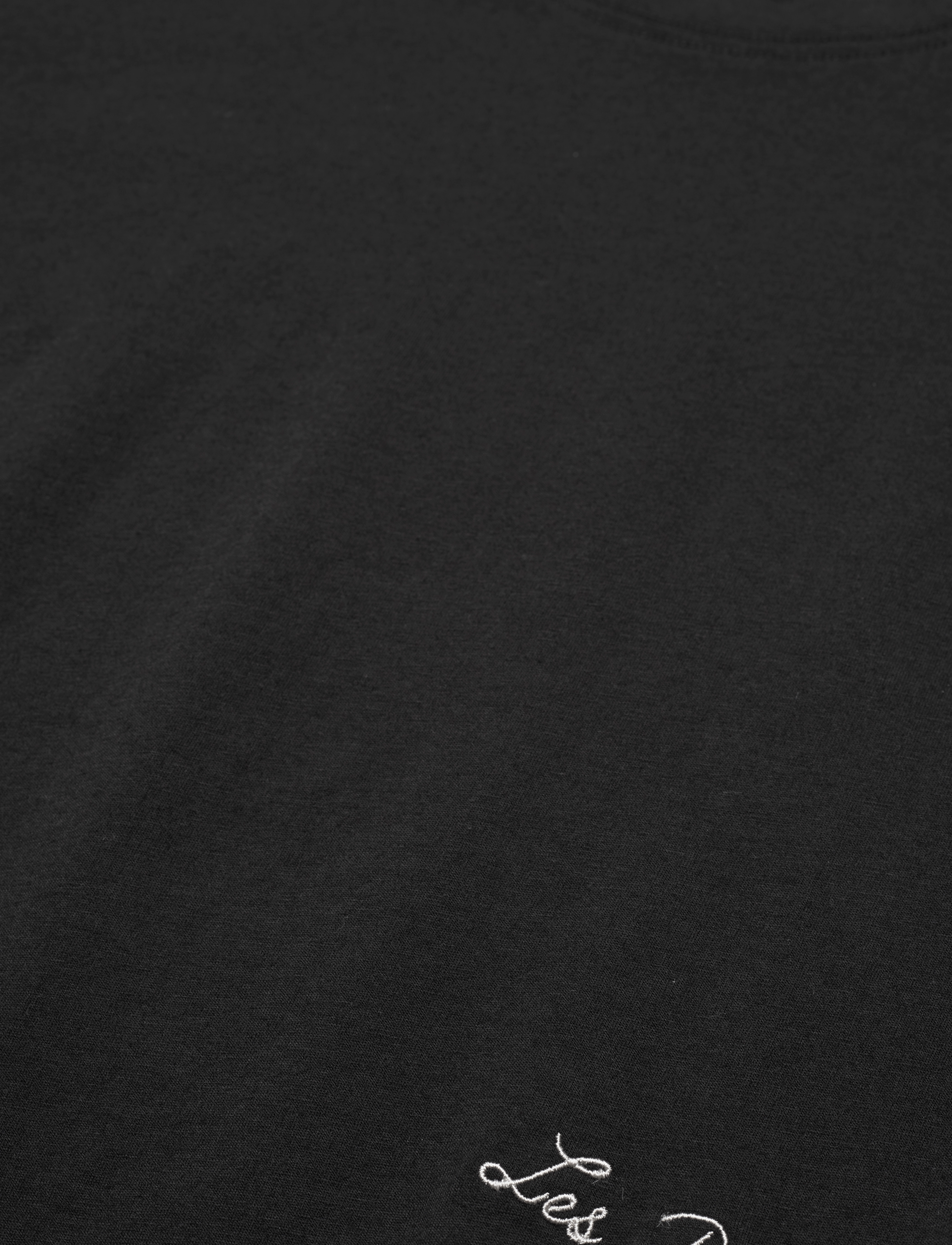 Les Deux - Carter Wool T-Shirt - black/ivory - 2