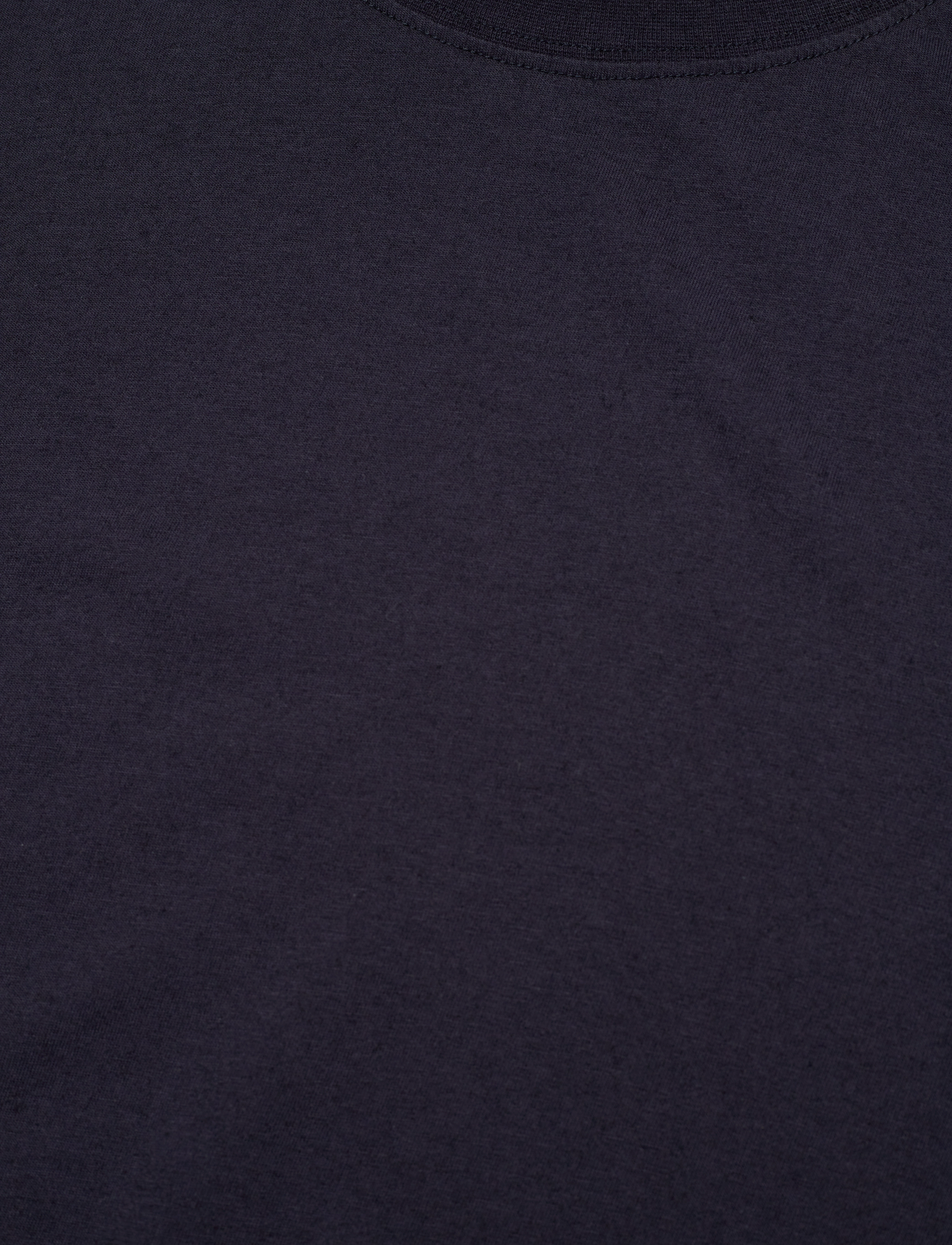 Les Deux - Carter Wool T-Shirt - dark navy/ivory - 2