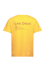 Les Deux - Brody T-Shirt - basic t-shirts - mustard yellow/honeycomb - 1