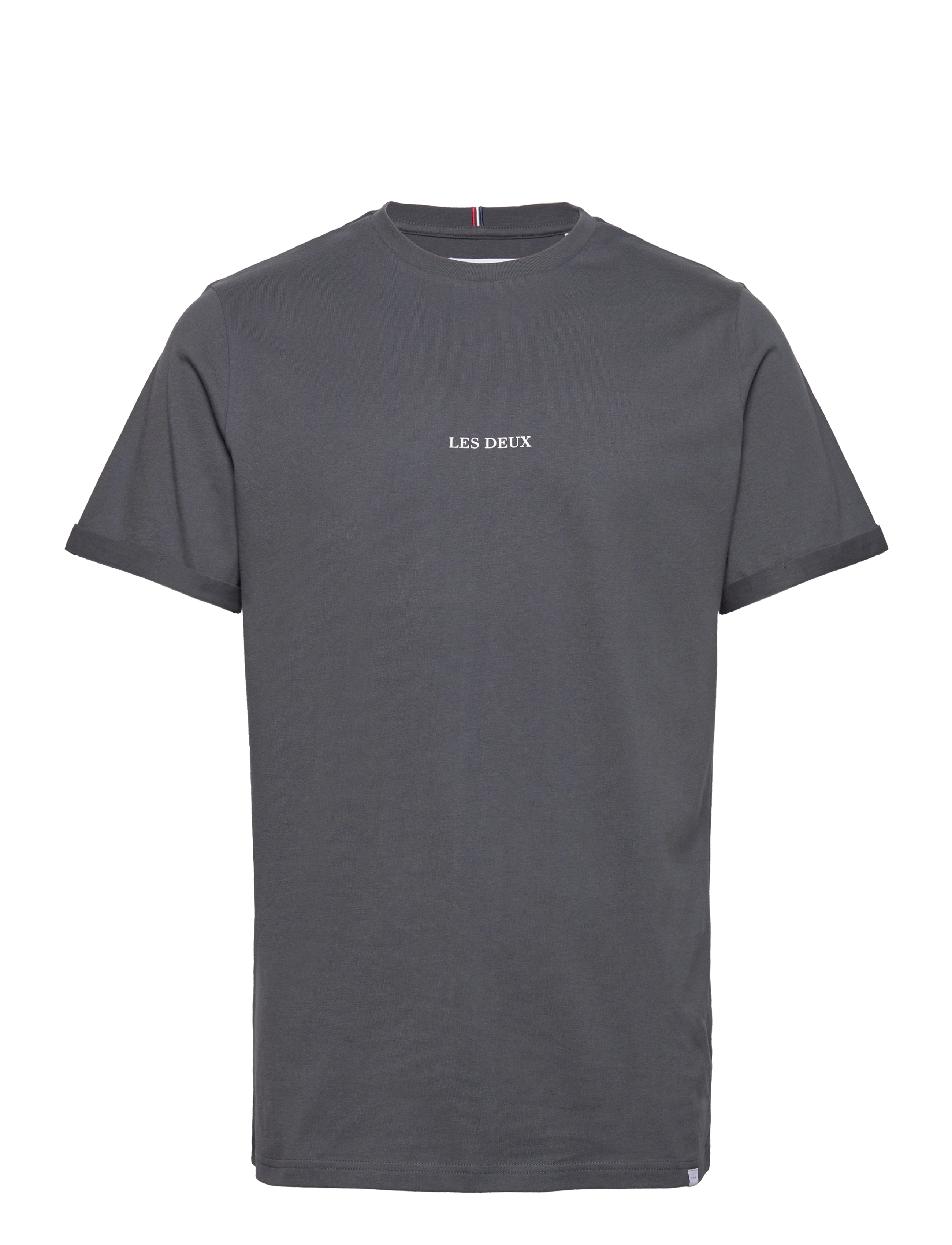 Les Deux - Lens T-Shirt - india ink/white - 1