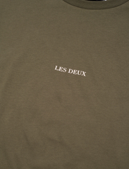 Les Deux - Lens T-Shirt - nordic style - olive night/ivory - 3