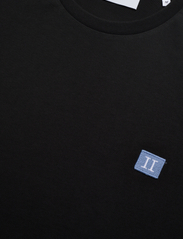 Les Deux - Piece T-Shirt - basic t-shirts - black/washed denim blue-white - 2
