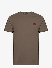 Les Deux - Piece T-Shirt - tavalised t-särgid - mountain grey/burnt red-dark sand - 0