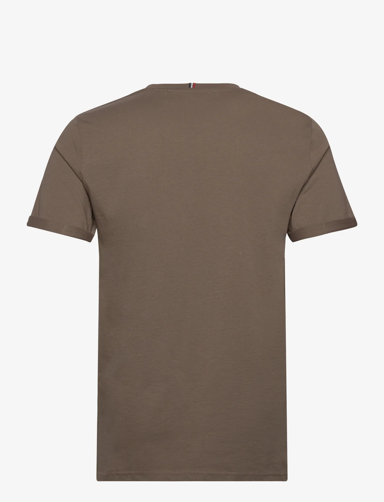 Les Deux - Piece T-Shirt - laisvalaikio marškinėliai - mountain grey/burnt red-dark sand - 1