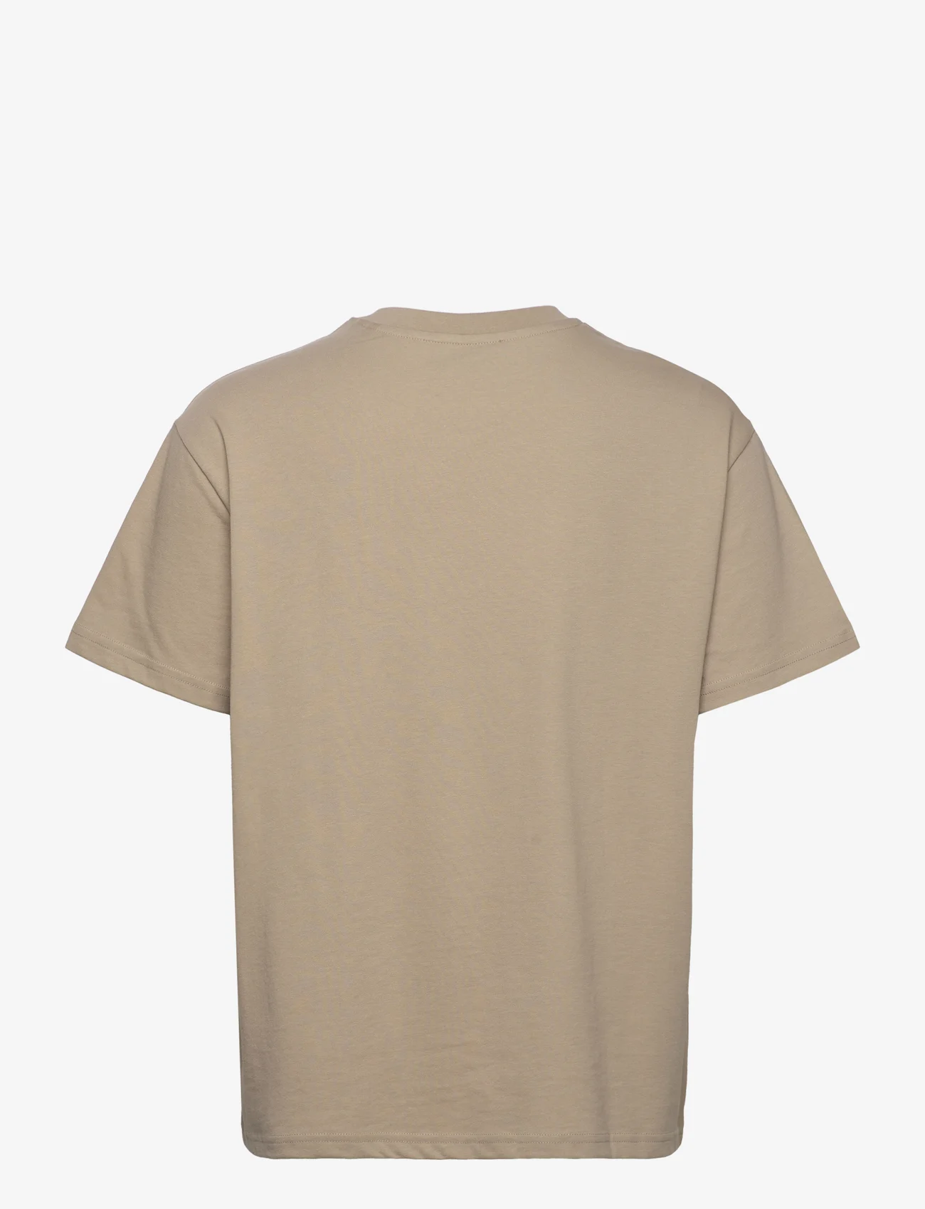 Les Deux - Sporting Goods T-Shirt 2.0 - tavalised t-särgid - dark sand/ivory - 1