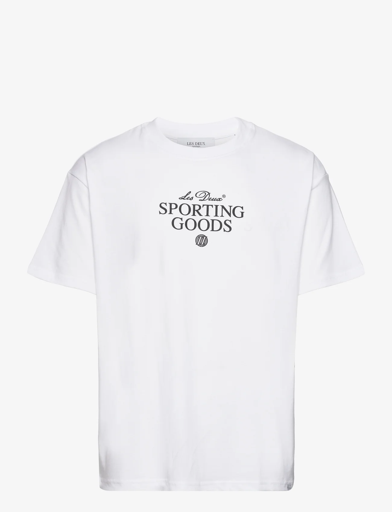 Les Deux - Sporting Goods T-Shirt 2.0 - basic t-shirts - white/black - 0