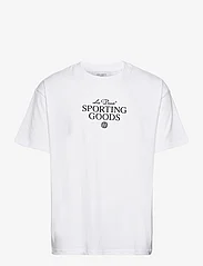 Les Deux - Sporting Goods T-Shirt 2.0 - tavalised t-särgid - white/black - 0