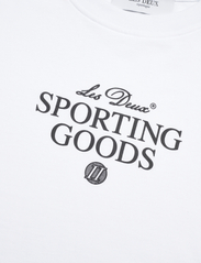 Les Deux - Sporting Goods T-Shirt 2.0 - tavalised t-särgid - white/black - 3