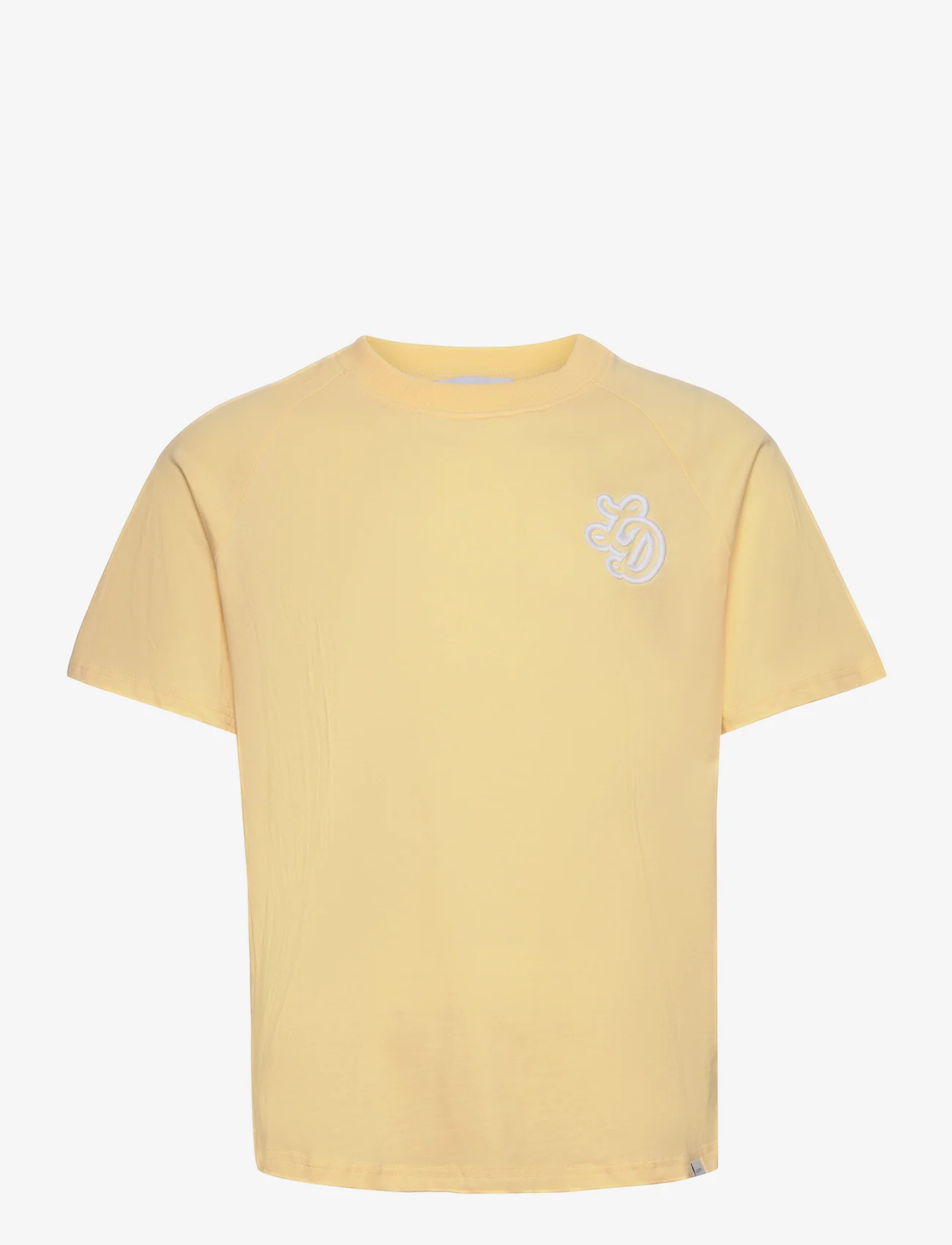 Les Deux - Darren T-Shirt - basic t-shirts - lemon sorbet - 0