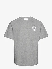 Les Deux - Darren T-Shirt - basic t-shirts - light grey mÉlange - 0