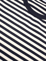 Les Deux - Adrian Stripe T-Shirt - marškinėliai trumpomis rankovėmis - dark navy/ivory - 2
