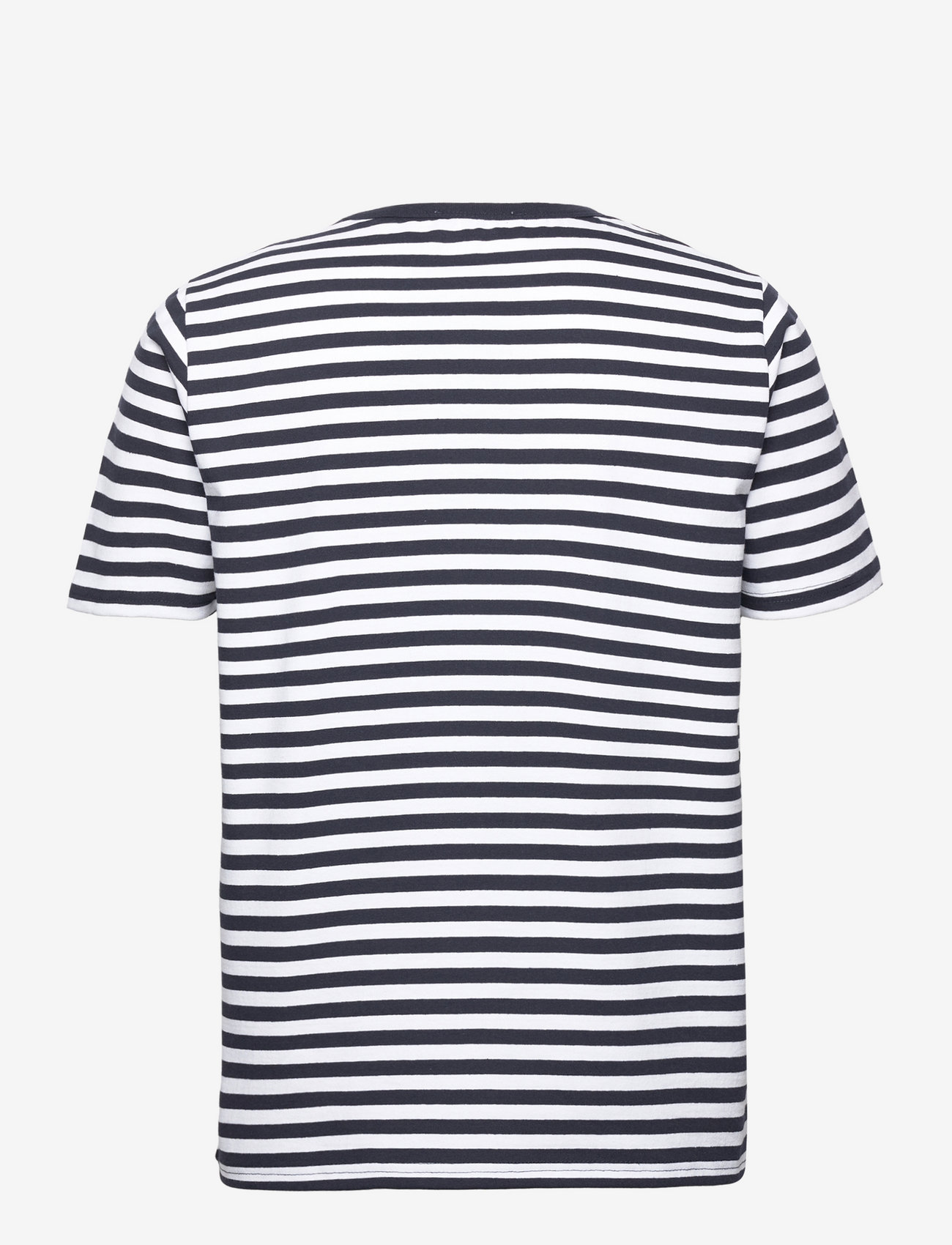 Les Deux - Adrian Stripe T-Shirt - korte mouwen - dark navy/white - 1