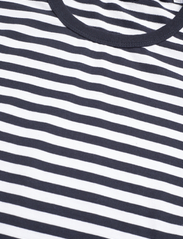 Les Deux - Adrian Stripe T-Shirt - marškinėliai trumpomis rankovėmis - dark navy/white - 2