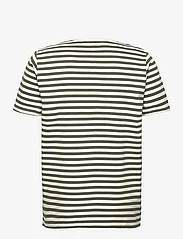 Les Deux - Adrian Stripe T-Shirt - t-shirts - olive night/ivory - 1