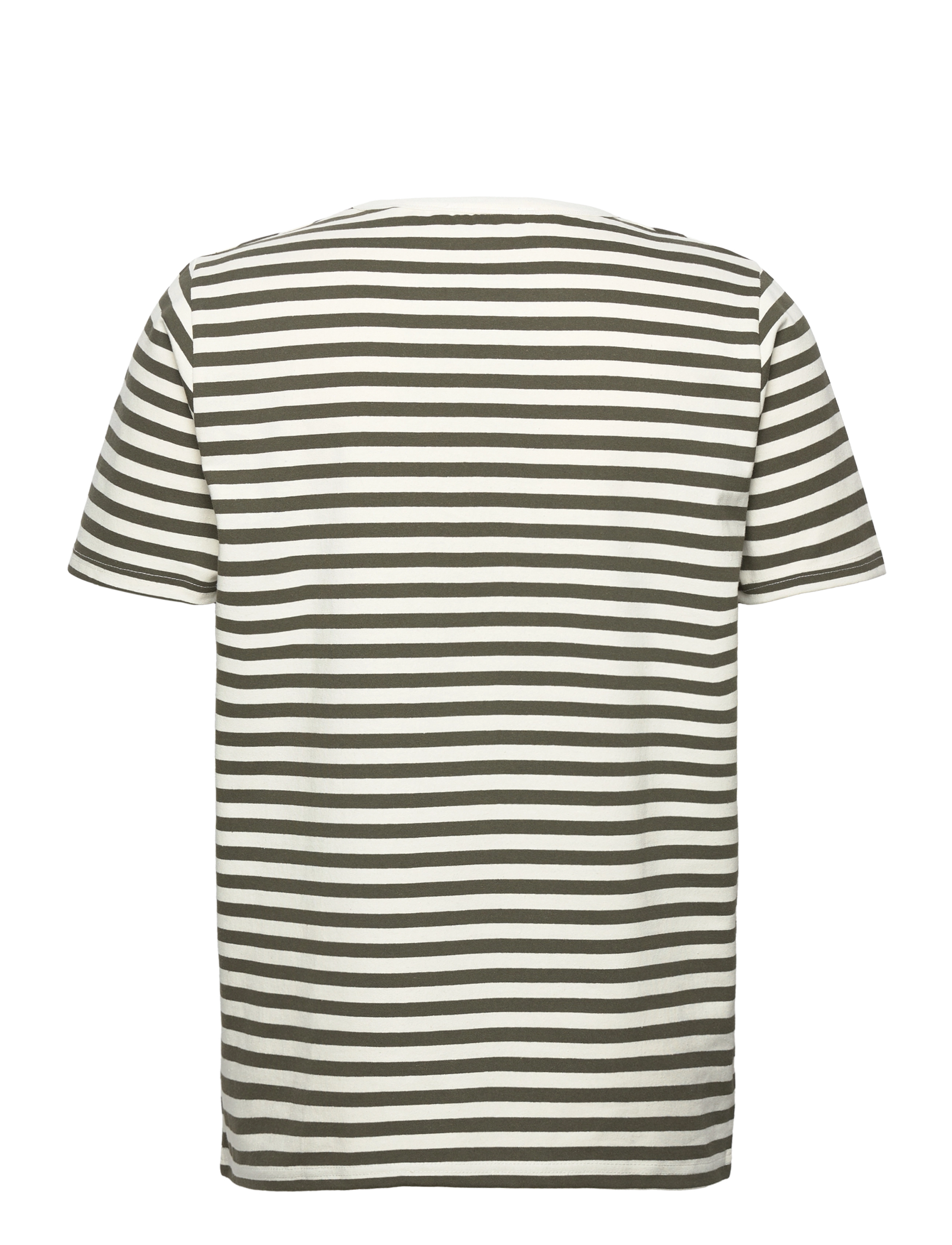 Les Deux - Adrian Stripe T-Shirt - olive night/ivory - 1