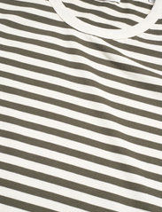 Les Deux - Adrian Stripe T-Shirt - t-shirts - olive night/ivory - 3