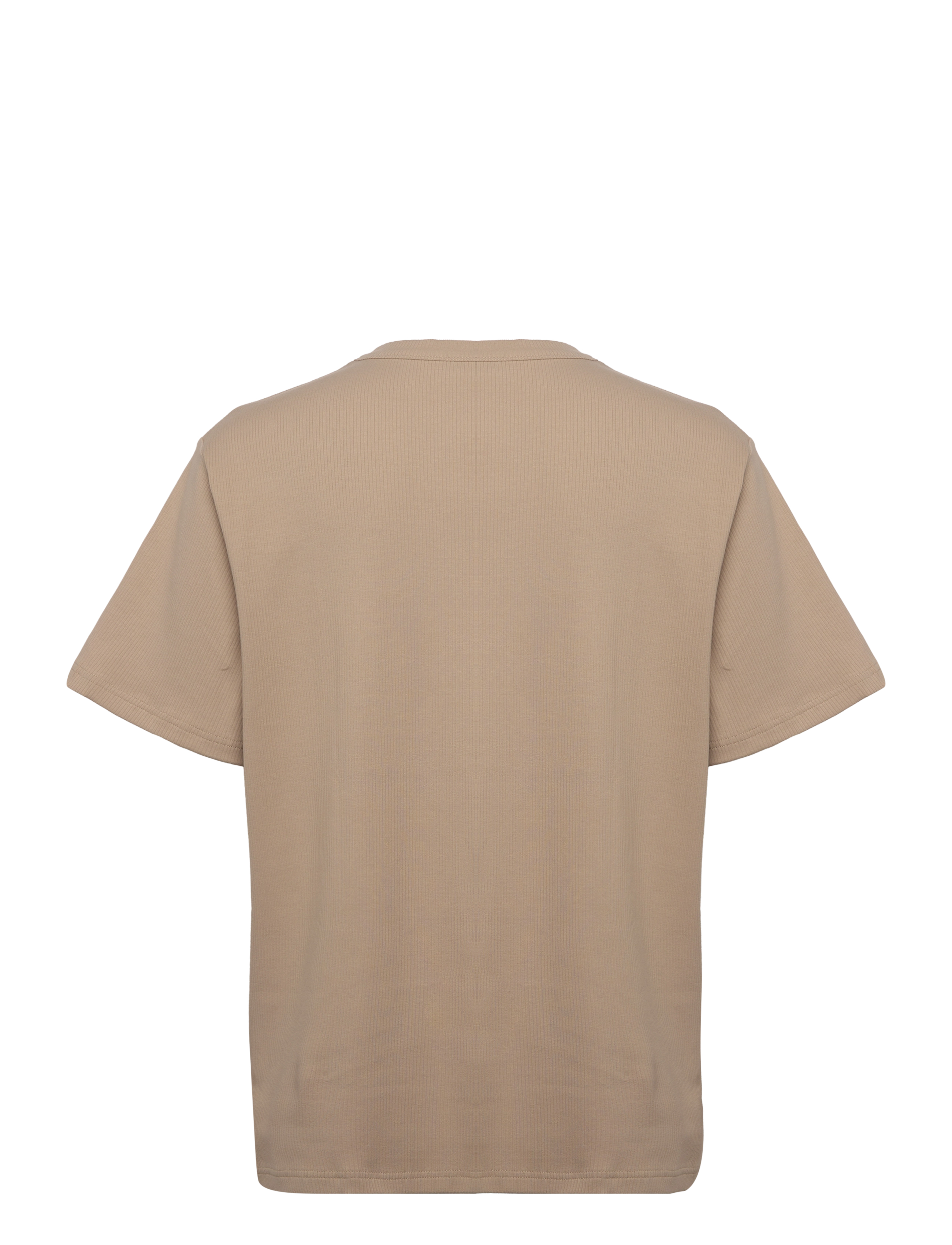 Les Deux - Adam Rib T-Shirt - dark sand - 1