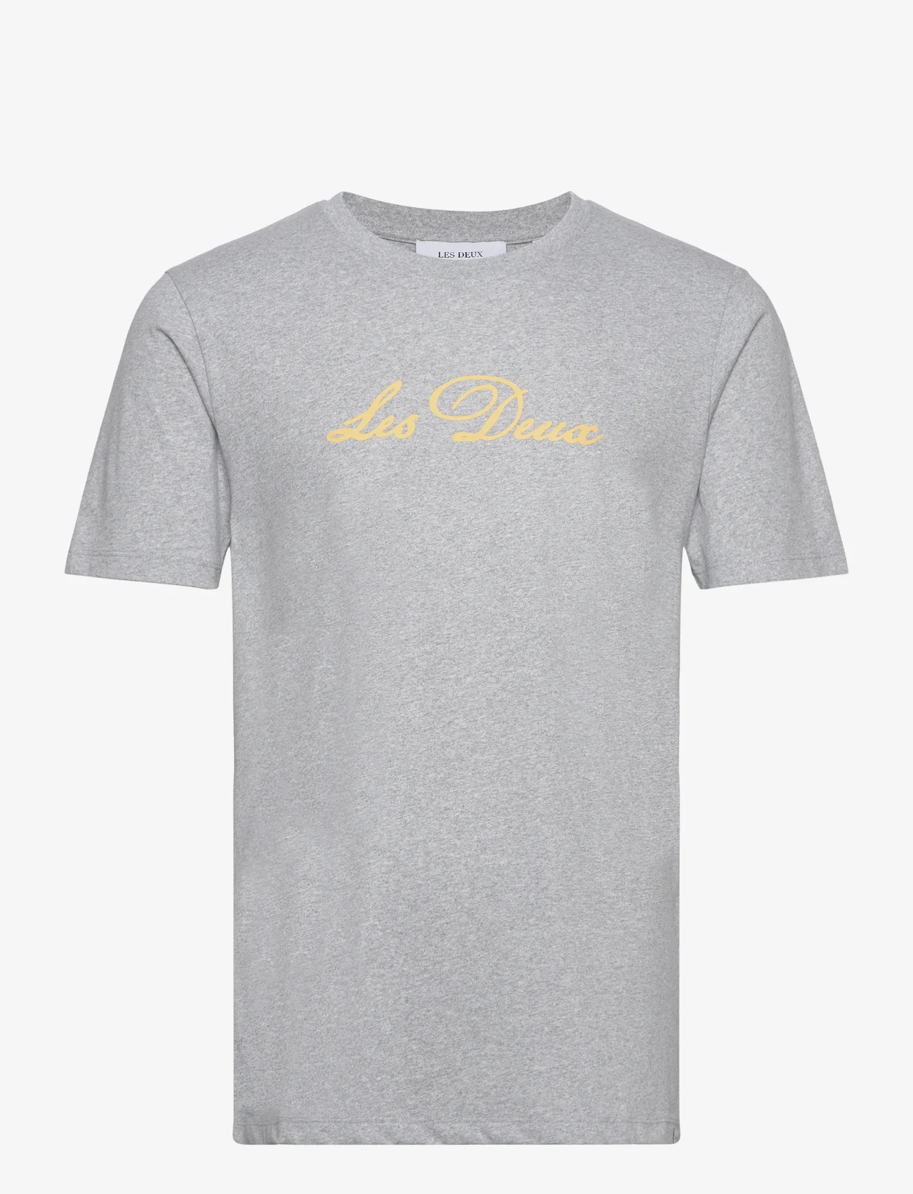 Les Deux - Cory T-Shirt - lühikeste varrukatega t-särgid - light grey mÉlange - 0