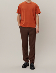 Les Deux - Crew T-Shirt - nordisk stil - terracotta/court orange - 0