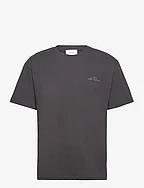 Crew T-Shirt - BLACK/FJORD BLUE