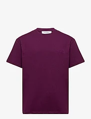 Les Deux - Crew T-Shirt - podstawowe koszulki - dark purple - 0