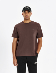 Les Deux - Crew T-Shirt - podstawowe koszulki - ebony brown - 2
