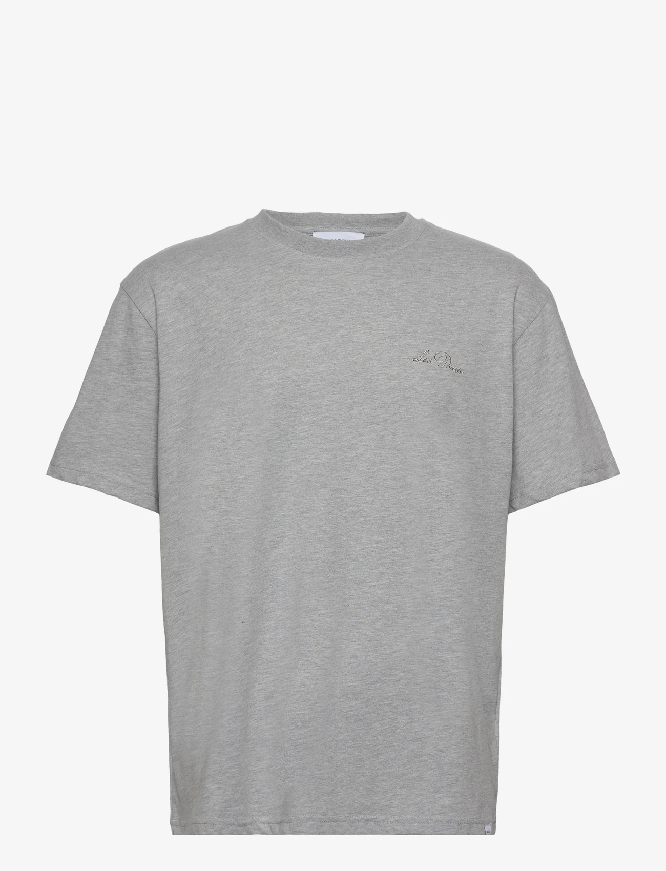 Les Deux - Crew T-Shirt - podstawowe koszulki - grey mÉlange - 0