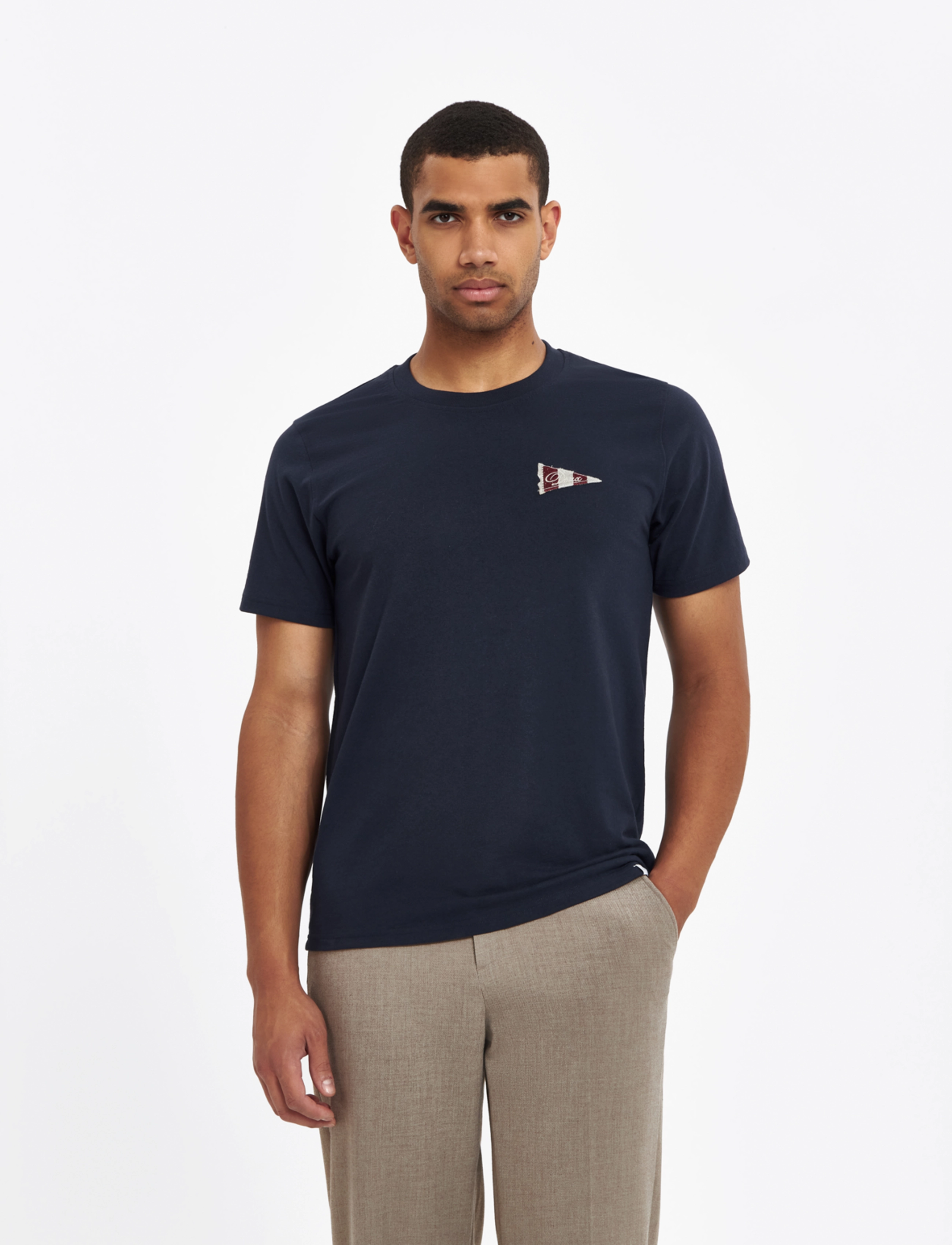 Les Deux - Flag T-Shirt - dark navy - 2