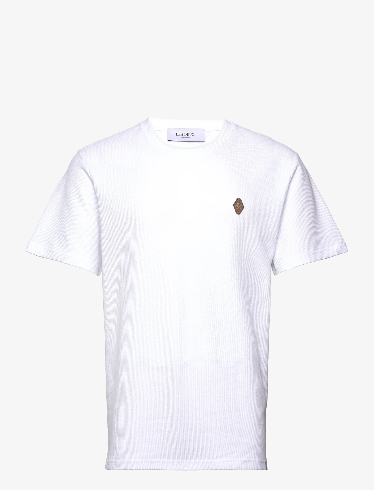 Les Deux - Ace Pique T-Shirt - white - 0