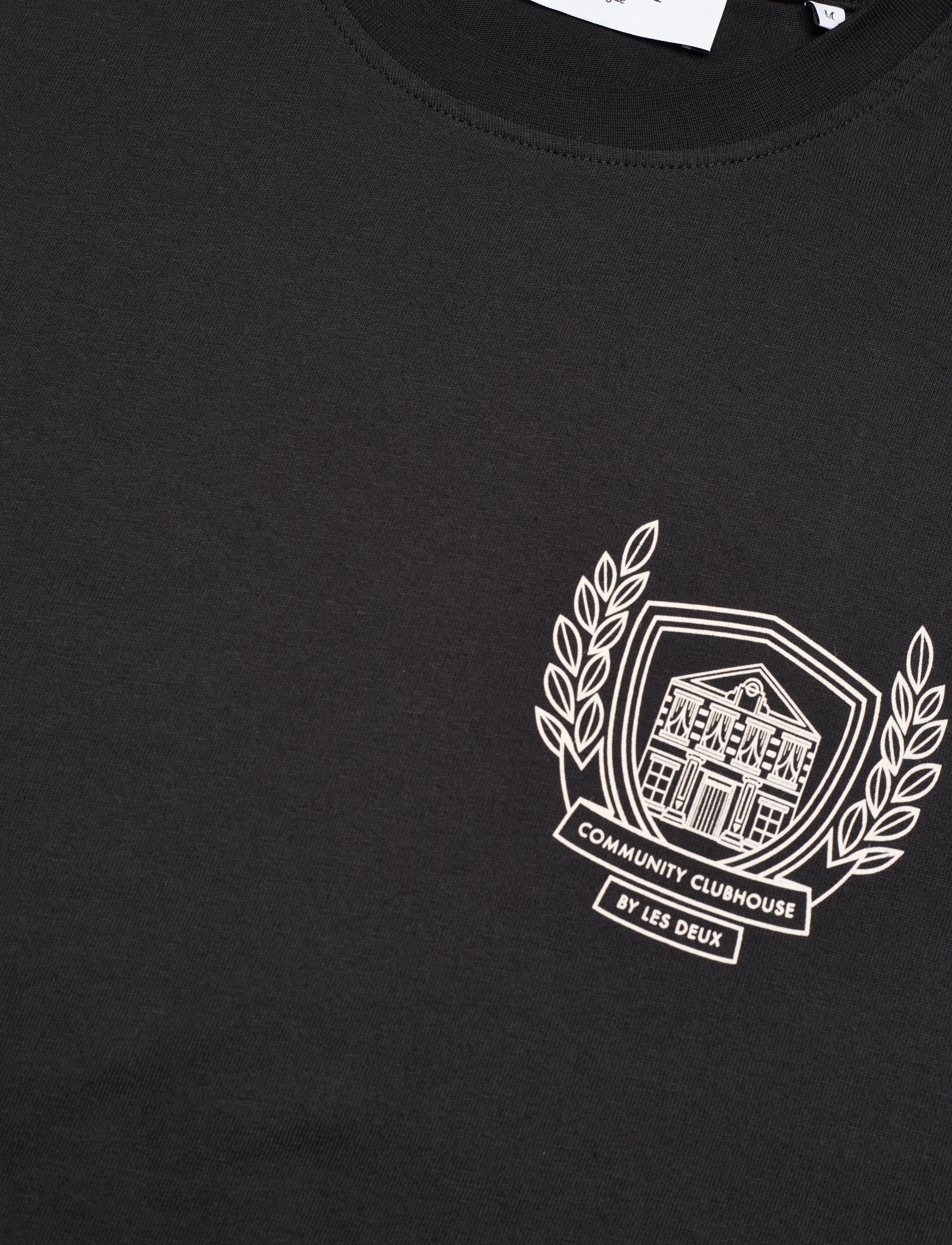 Les Deux - Chad T-Shirt - black/ivory - 2