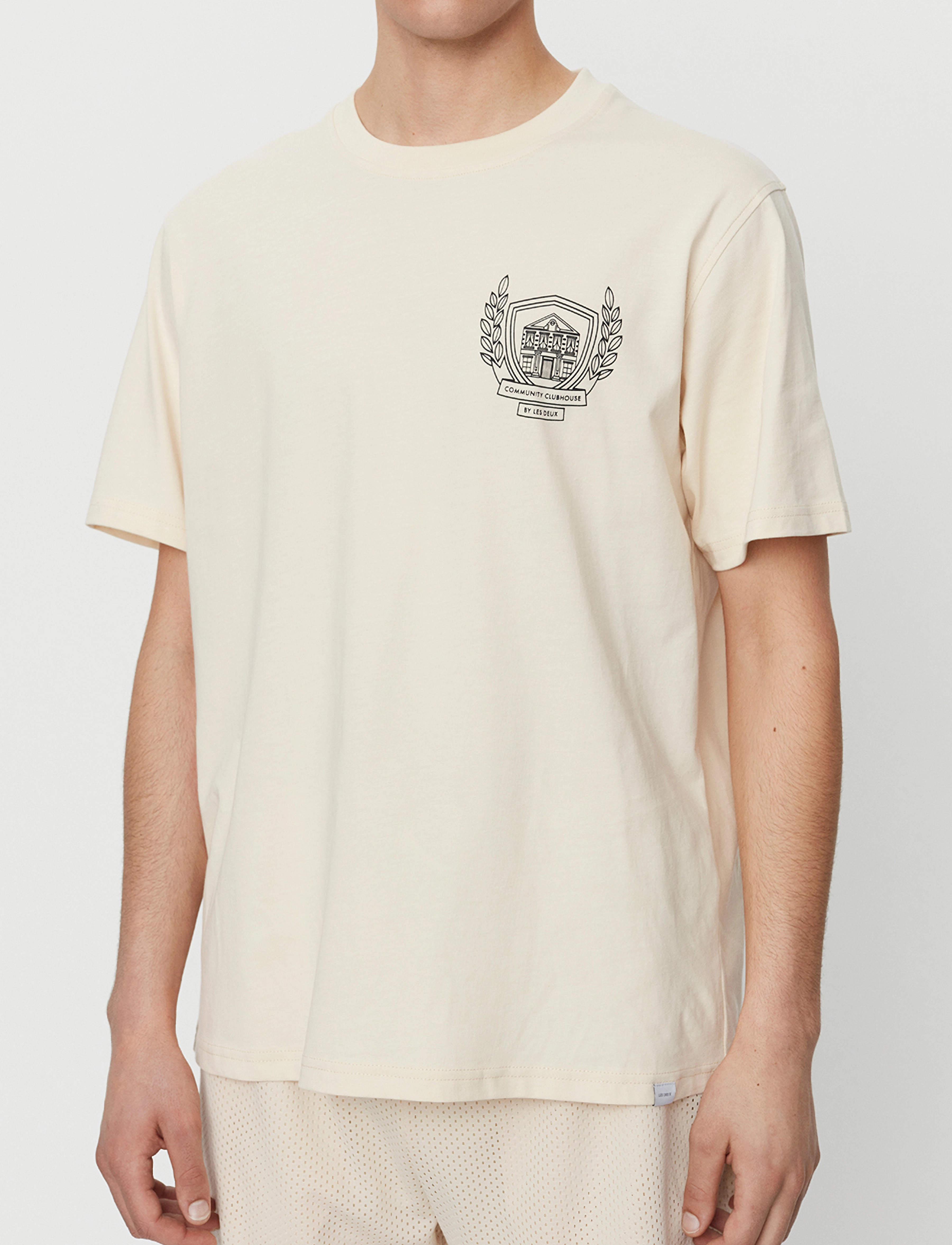 Les Deux - Chad T-Shirt - ivory/black - 2
